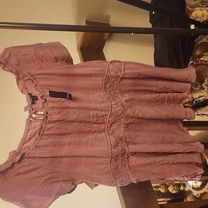 Torrid Ruffle Sleeve Blouse